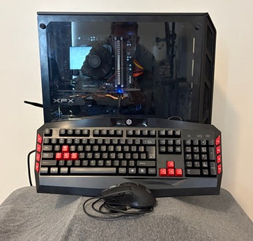CyberPowerPC C Series Gaming Desktop Bundle (Ryzen 5, RX 580, 8GB RAM)