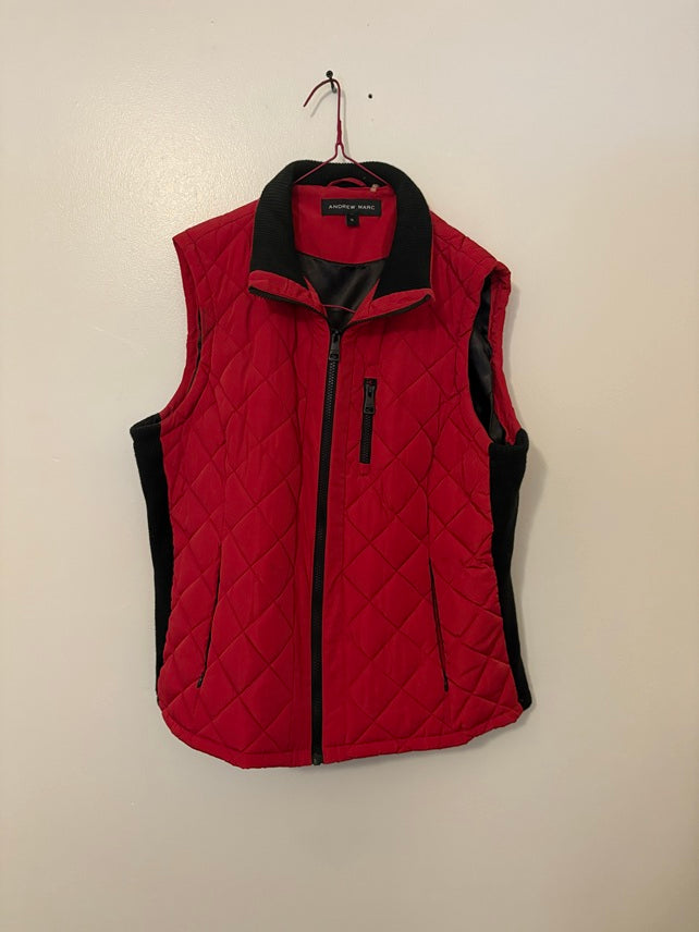 Andrew Marc Women’s Quilted Zip-Up Vest