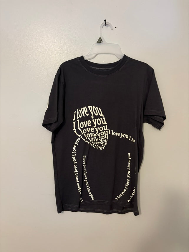 Agonized Studios “I Love You / You Are Loved” Graphic Tee – Black (Men’s Medium)